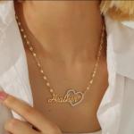 سلسله اسم داخل قلب فصوص زوركون