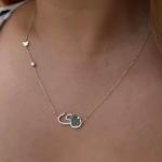 سلسلة اسم فل فصوص مع الوان